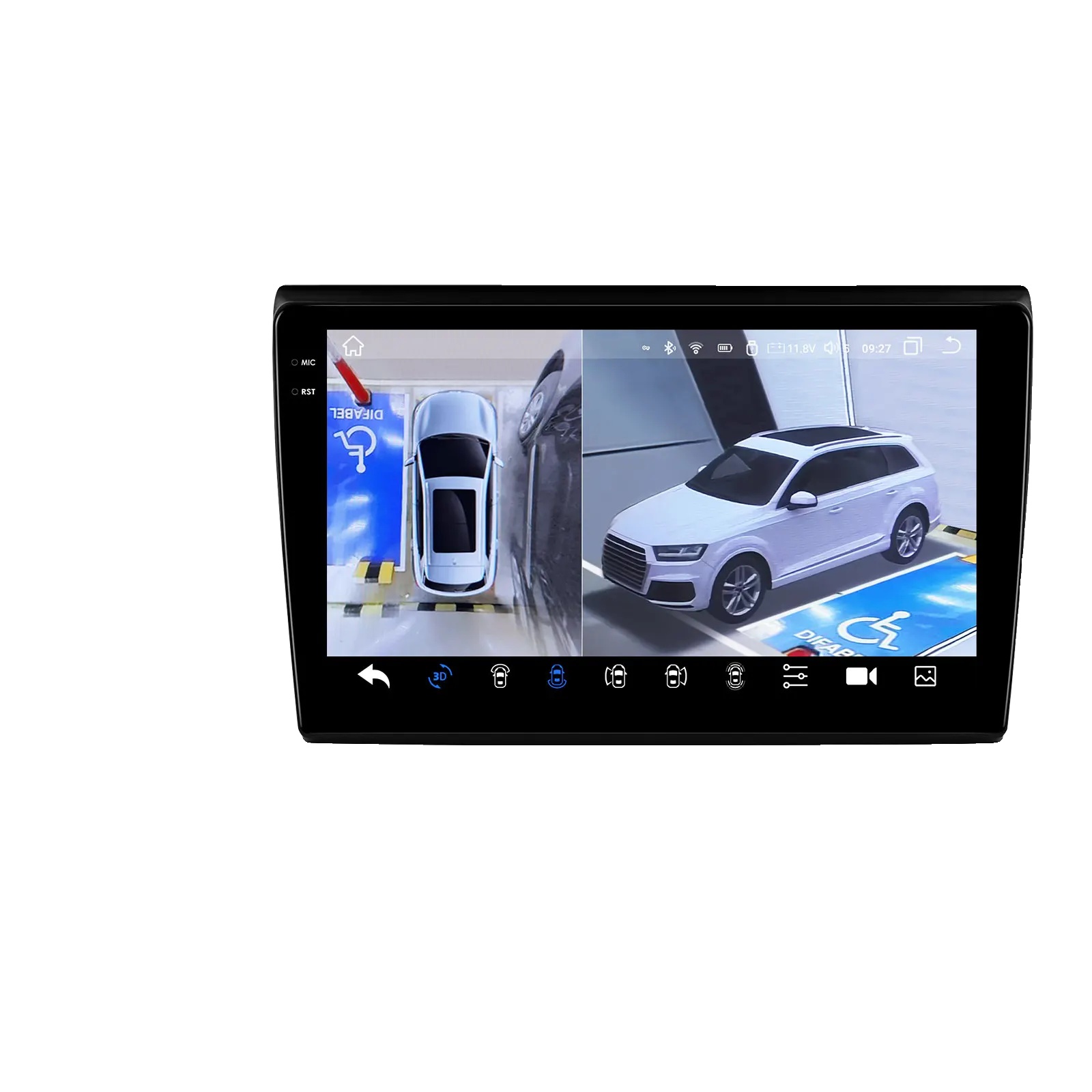 Autoradio, 2k Bildschirm, Navigationssystem, Kompatibel Mit Fiat Bravo 2007-2014, Qs8 360 6115system