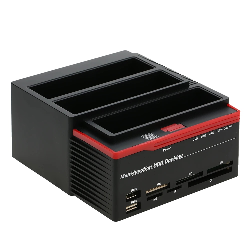 Hdd-dockingstation, Usb 3.0-schnittstelle, Dual-bay-kompatibilität, 1