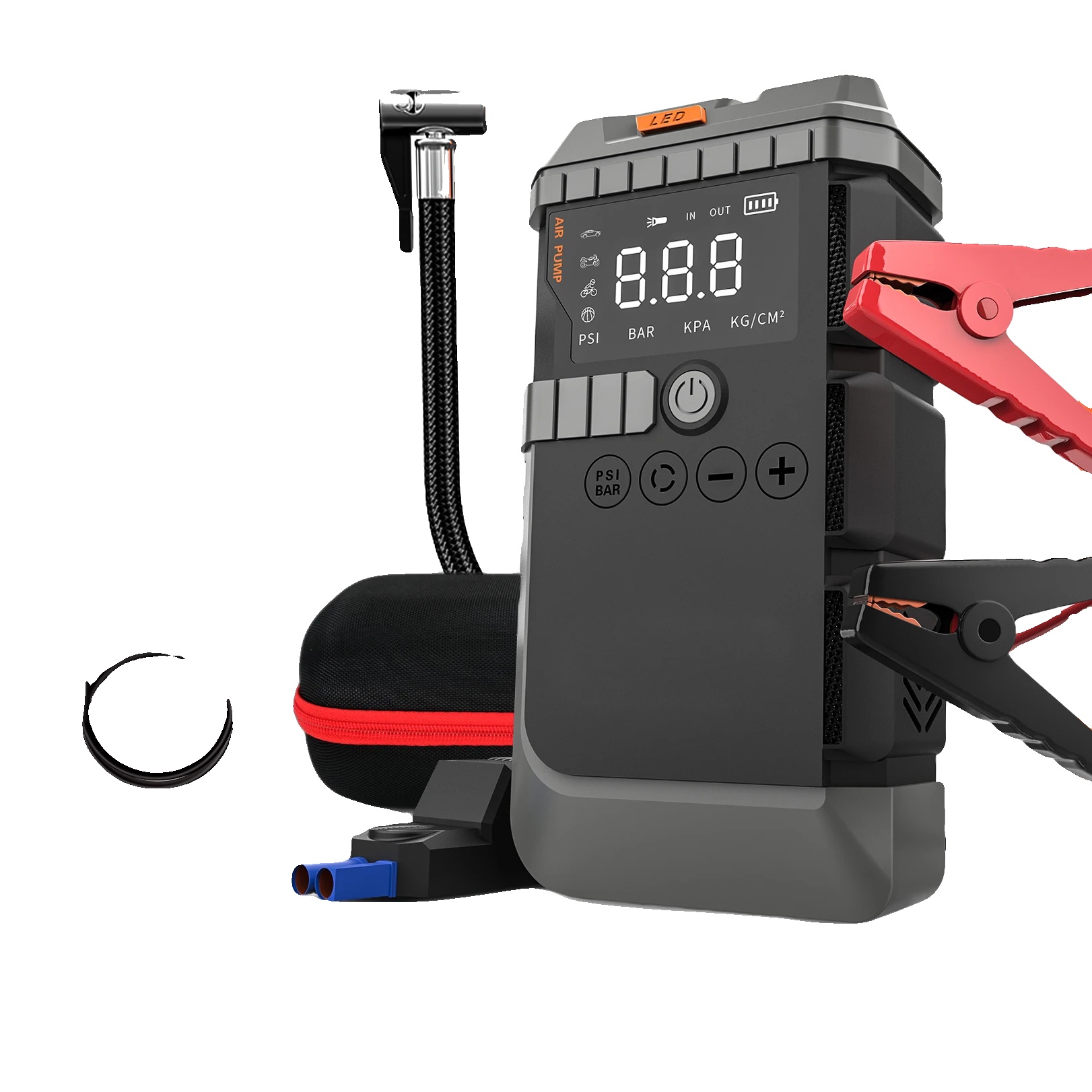 Auto-starthilfe, 4000a Spitzenstrom, 10000mah Batterie, Cyd21