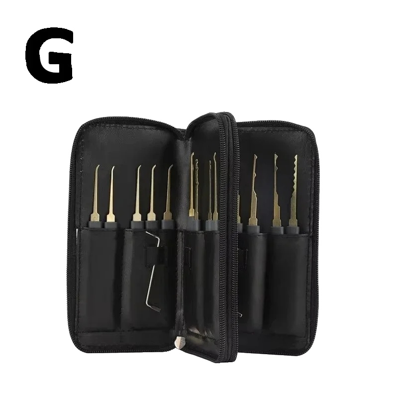 Lockpicking-set, Langlebiger Edelstahl, Vielseitige Picks, G