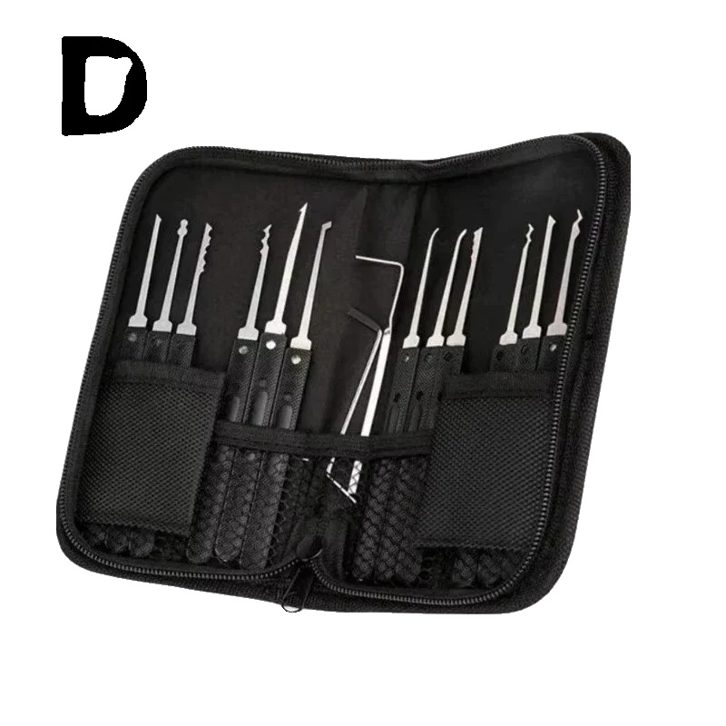 Lockpicking-set, Langlebiger Edelstahl, Vielseitige Picks, D