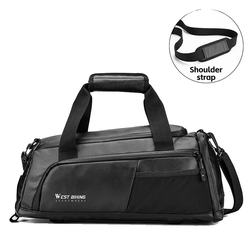 Fahrradträger Tasche, 13l Fassungsvermögen, Wasserdichtes Design, Schwarz