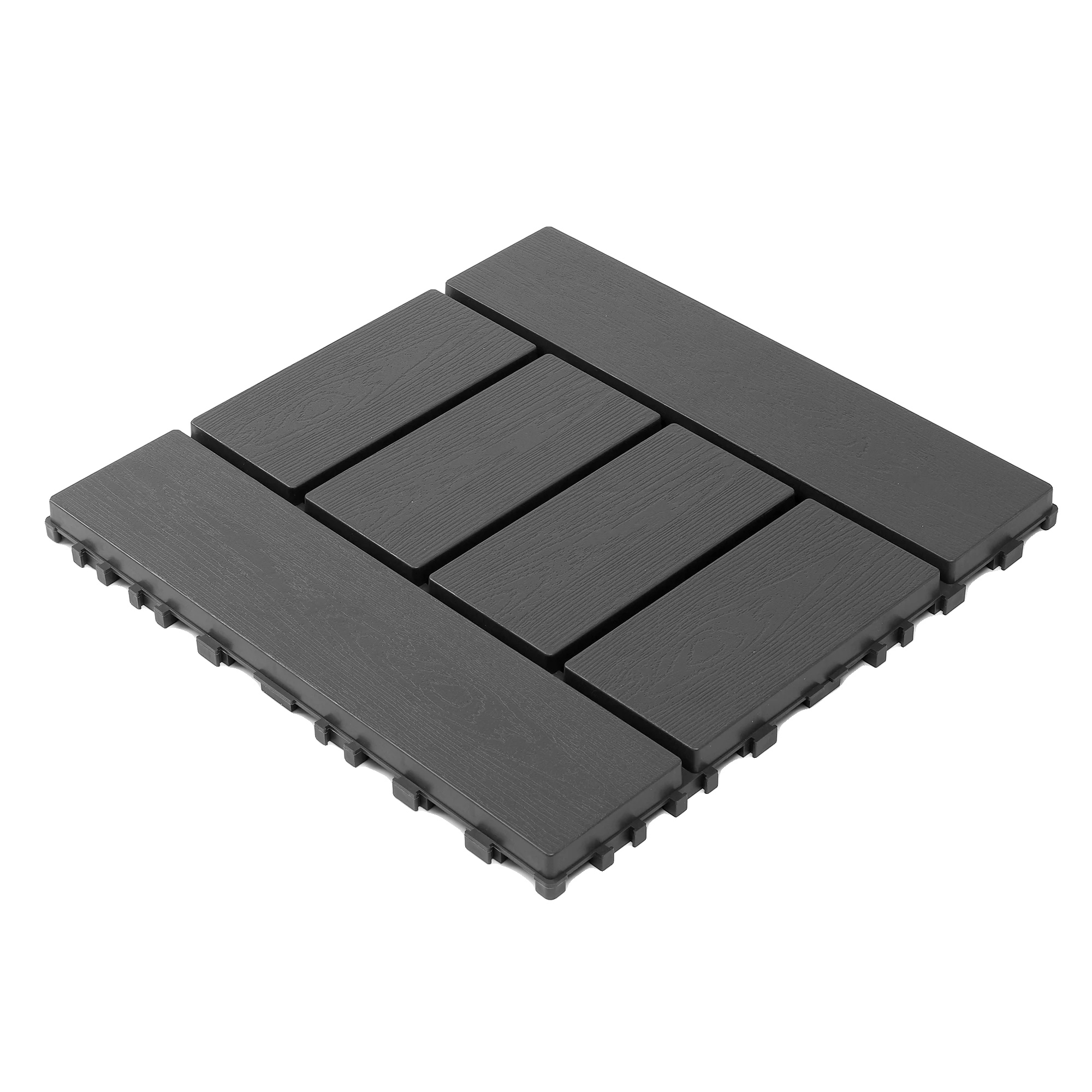 Verzahnte Modulare Terrassenfliesen, Umweltfreundliches Material, Schnelle Installation, A