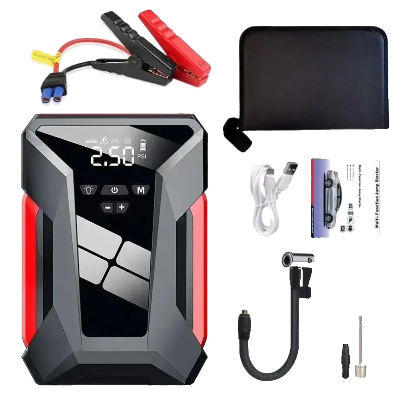 28000mah Starthilfe, 1200a Spitzenstrom, Multifunktionaler Luftkompressor, 4 In1 Starthilfe, Nan, Nan, Nan