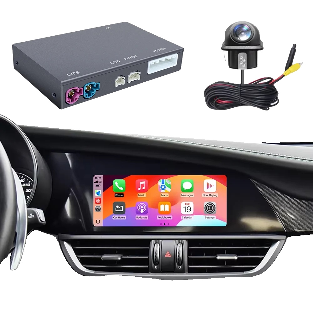 Drahtloses Carplay & Android Auto, Einfache Installation, Verbesserte Navigation, Für Alfa Mit Kamera