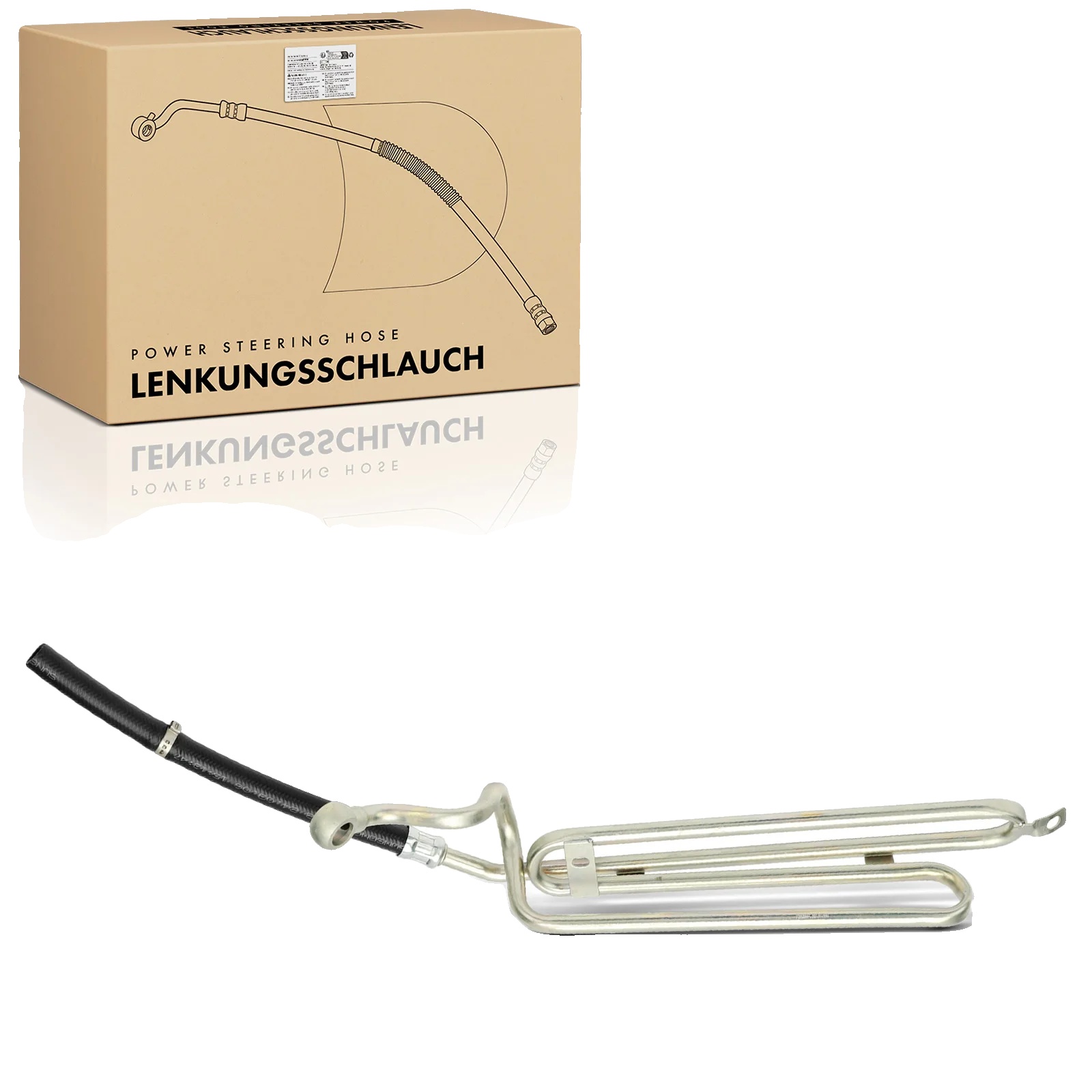 Hydraulikschlauch, Gummimaterial, Länge 85 Cm, Durchmesser 1,5 Cm, Kompatibel Mit Europäischen Fahrzeugen (1990-2000), Für Linkslenker