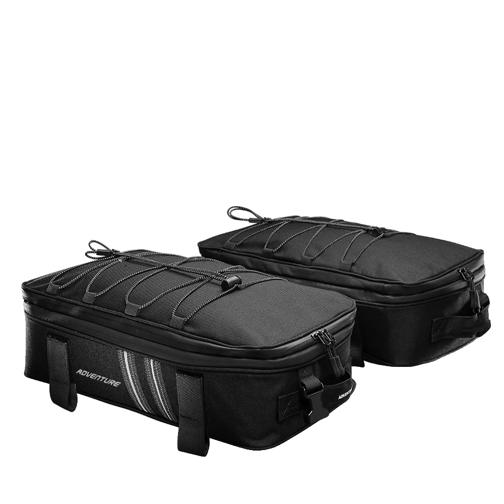 Motorrad-obertaschen, Langlebige Bauweise, Erweiterbare Kapazität, 2 Seitentaschen