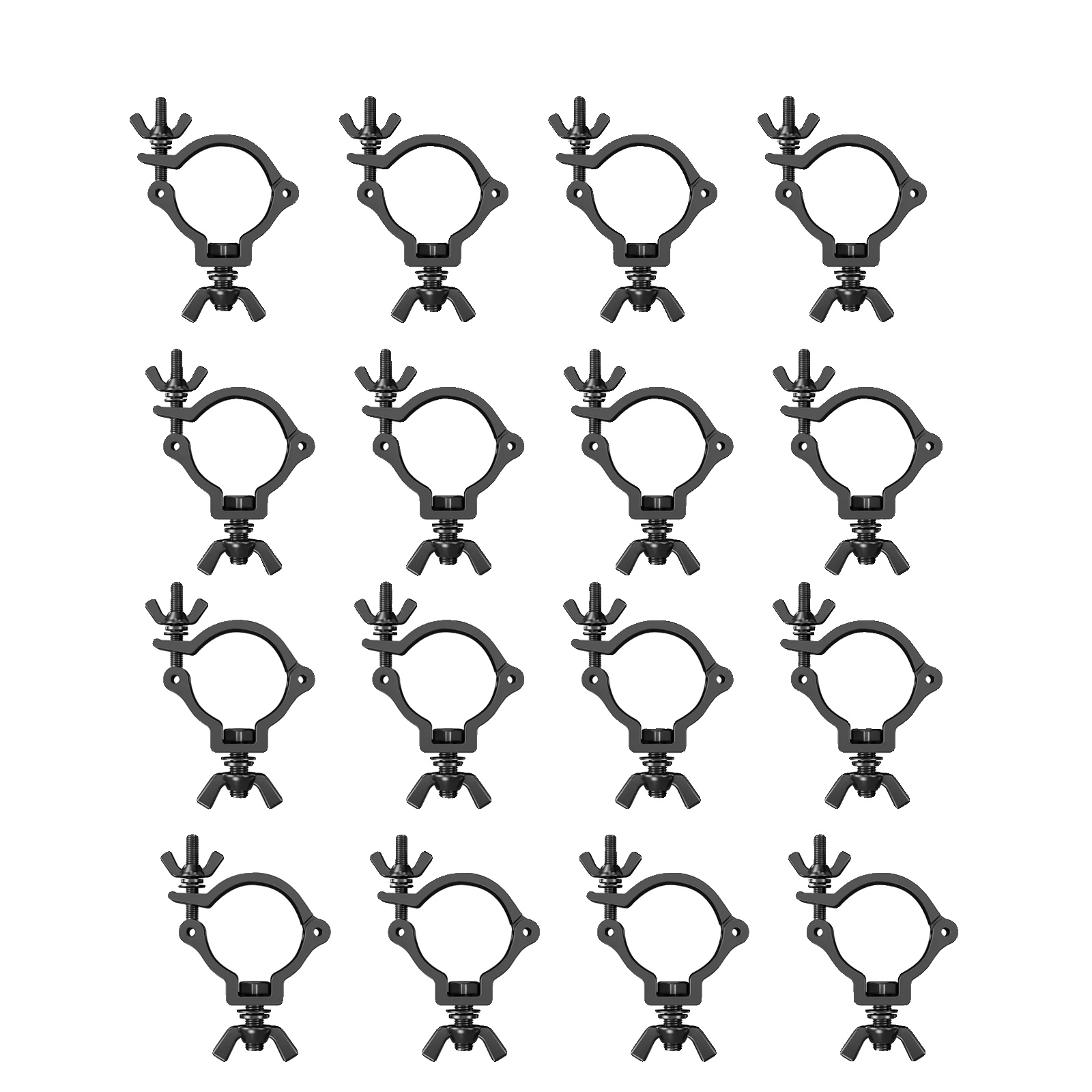 Bühnenscheinwerferhaken, Hohe Tragfähigkeit, Langlebige Aluminiumkonstruktion, 16pcs