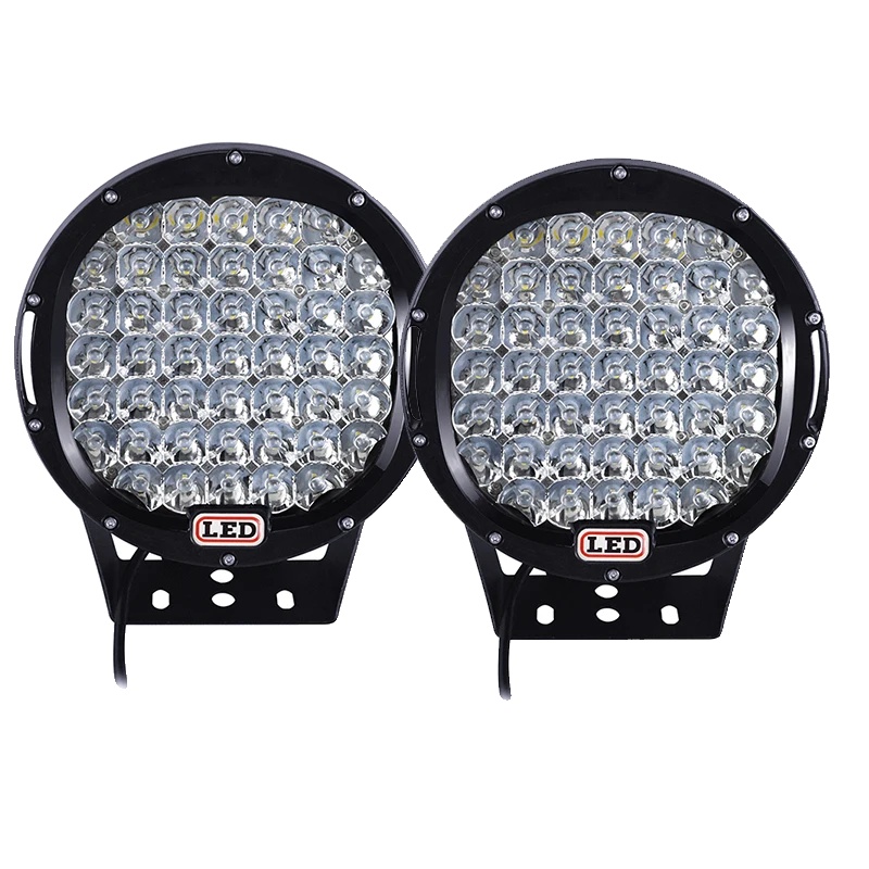 Arbeitslicht, Hohe Helligkeit, Langlebige Konstruktion, 2x Schwarz 225w Spot