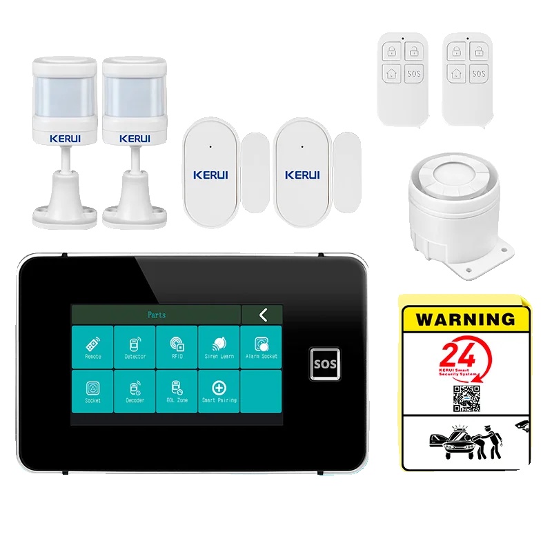 Alarmsystem, 4g- Und Wlan-konnektivität, Touchscreen-oberfläche, 4g Alarm 2, Eu Stecker-b