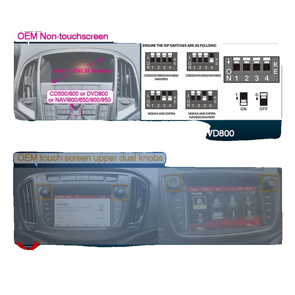 Carplay Und Android Auto Decoder, Medienwiedergabe, Einfache Installation, Kein Touchscreen 2008-17