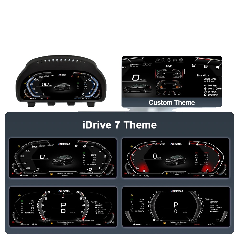 Digitales Dashboard-cluster, Echtzeitnavigation, Adaptive Steuerungen, F25 Standardversion