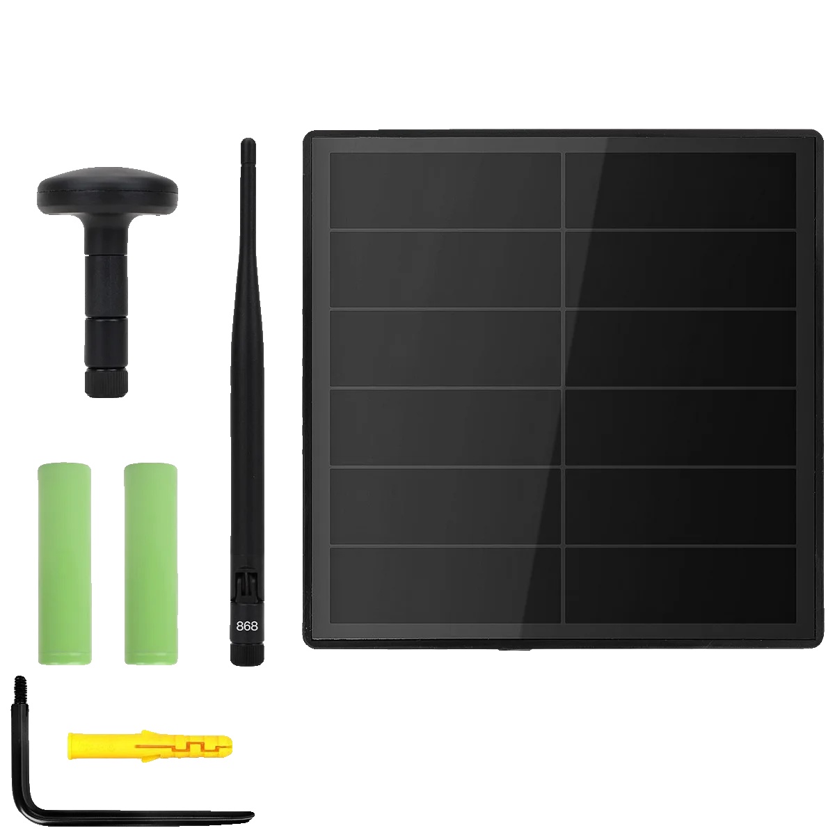 Solar Lora-knoten, Langstreckenkommunikation, Solarbetriebene Funktion, 868mhz Und 2batterie