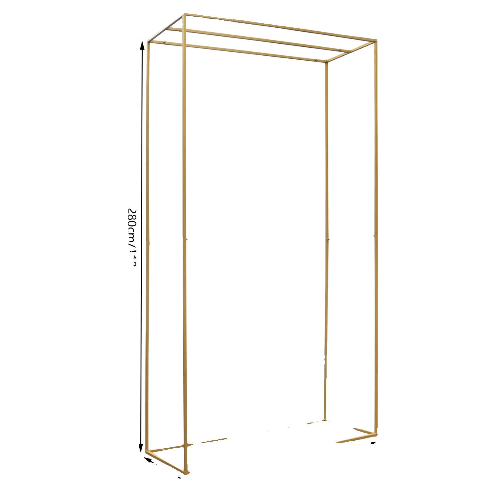 Hochzeitsbogen, Robuste Stahlkonstruktion, Vielseitige Dekorative Verwendung, M, Gold
