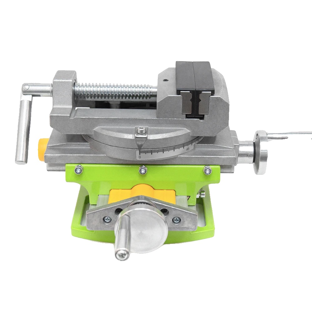Präzisionsspannvorrichtung, Aluminiumlegierung, X-achsen-hub 80 Mm, Y-achsen-hub 67 Mm, Maximale Spannweite 77 Mm, Drehwinkel 90°