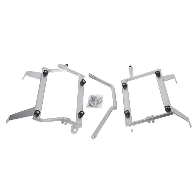 Motorradhalterung, Edelstahlkonstruktion, Seitenboxkompatibilität, 900dsx-silver