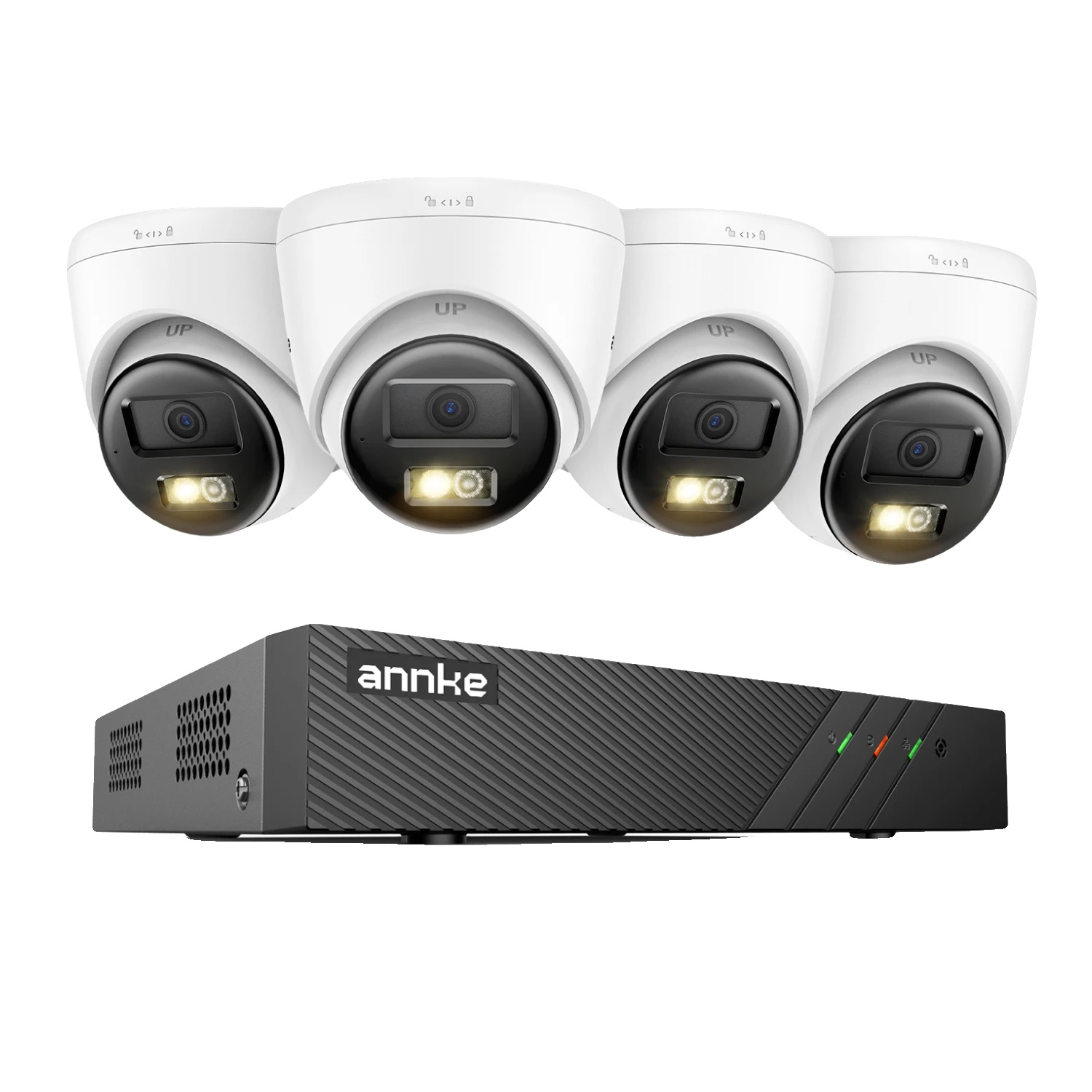 Videoüberwachungssystem, 5mp Auflösung, Nachtsichtfähigkeiten, I51hj 4stk Kamera, 1t-a