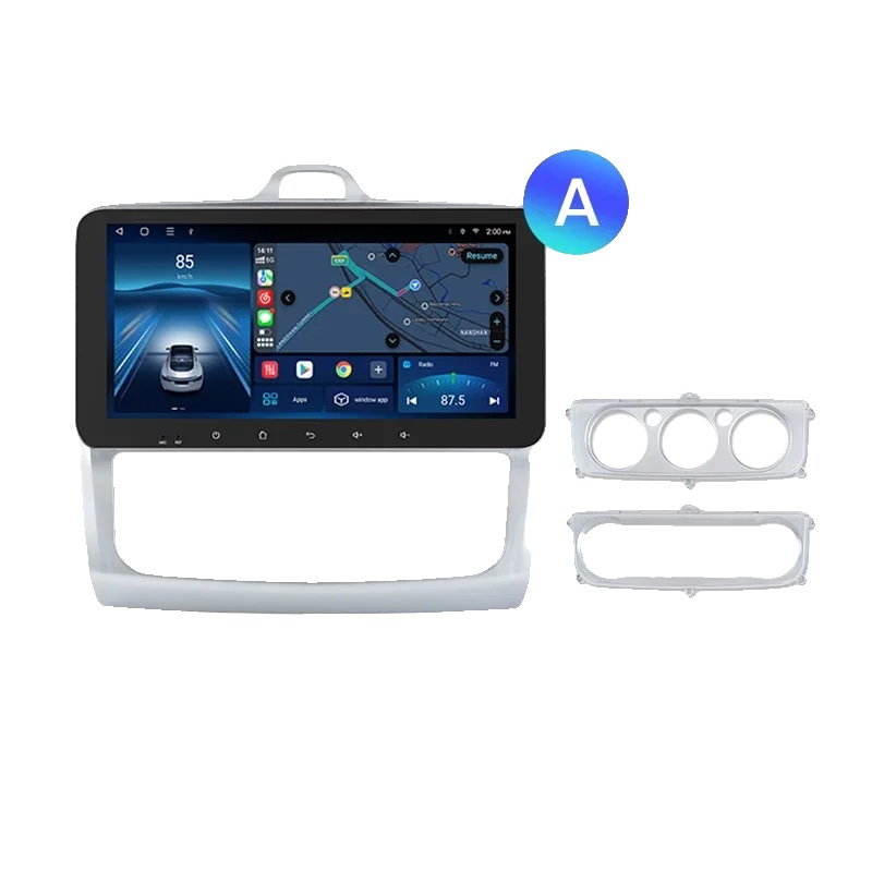 Autoradio, Qled-display, Integriertes Navigationssystem, Kompatibel Mit Ford Focus 2 3 Mk2 Mk3 2004-2011 Kabellos, X7 6gb 10.33