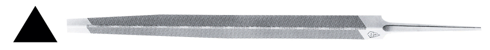 Hedgehog-feile Für Standard-dreiecksägen 5" - Ergonomisches Und Langlebiges Design.