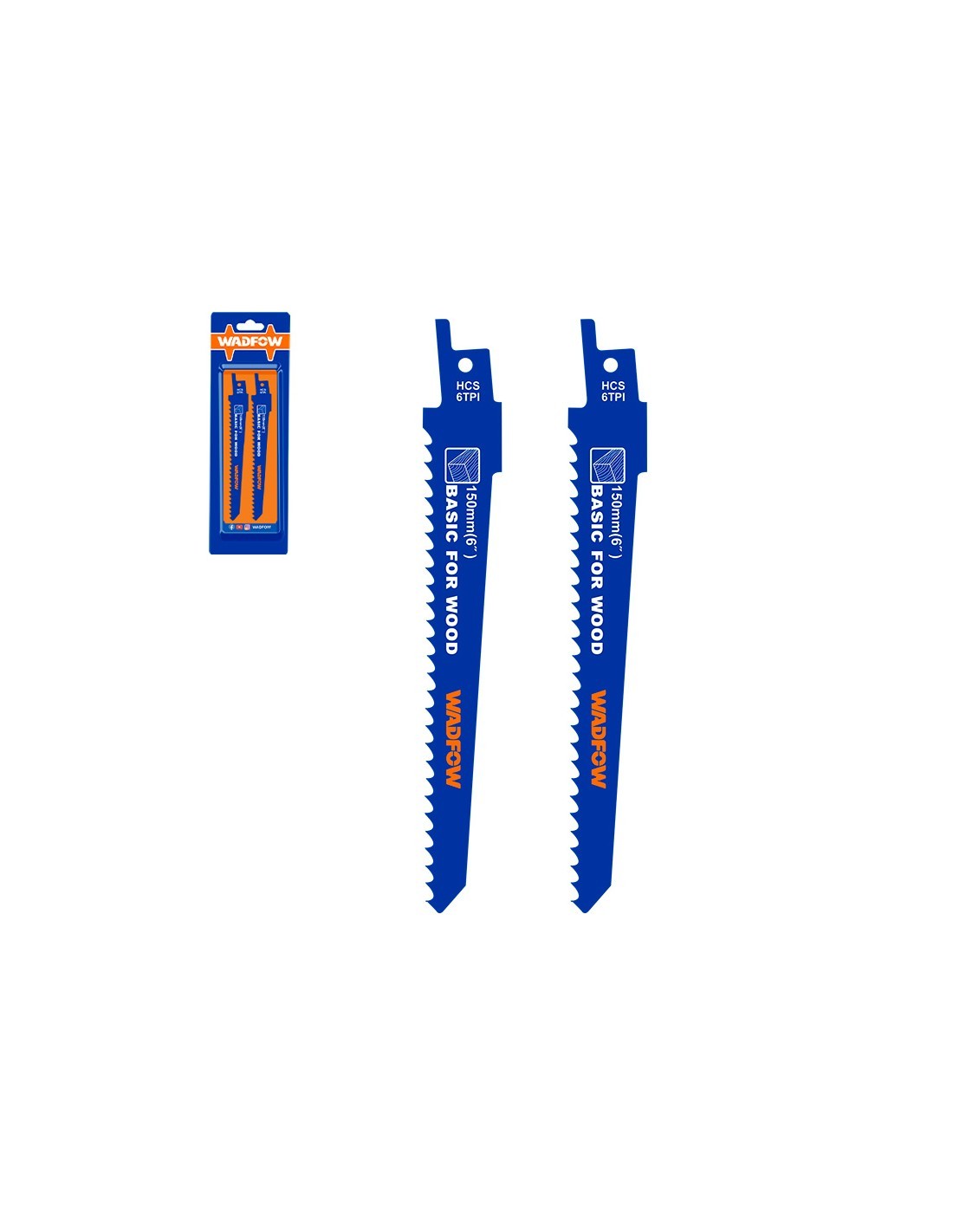 Set 2 Sägeblätter Für Holz Wadfow 150mm 6dpp-hcs Fräsen