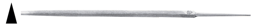 7" Extra Dünne Dreieckige Igelscheide Silber - Kompaktes Und Robustes Design.