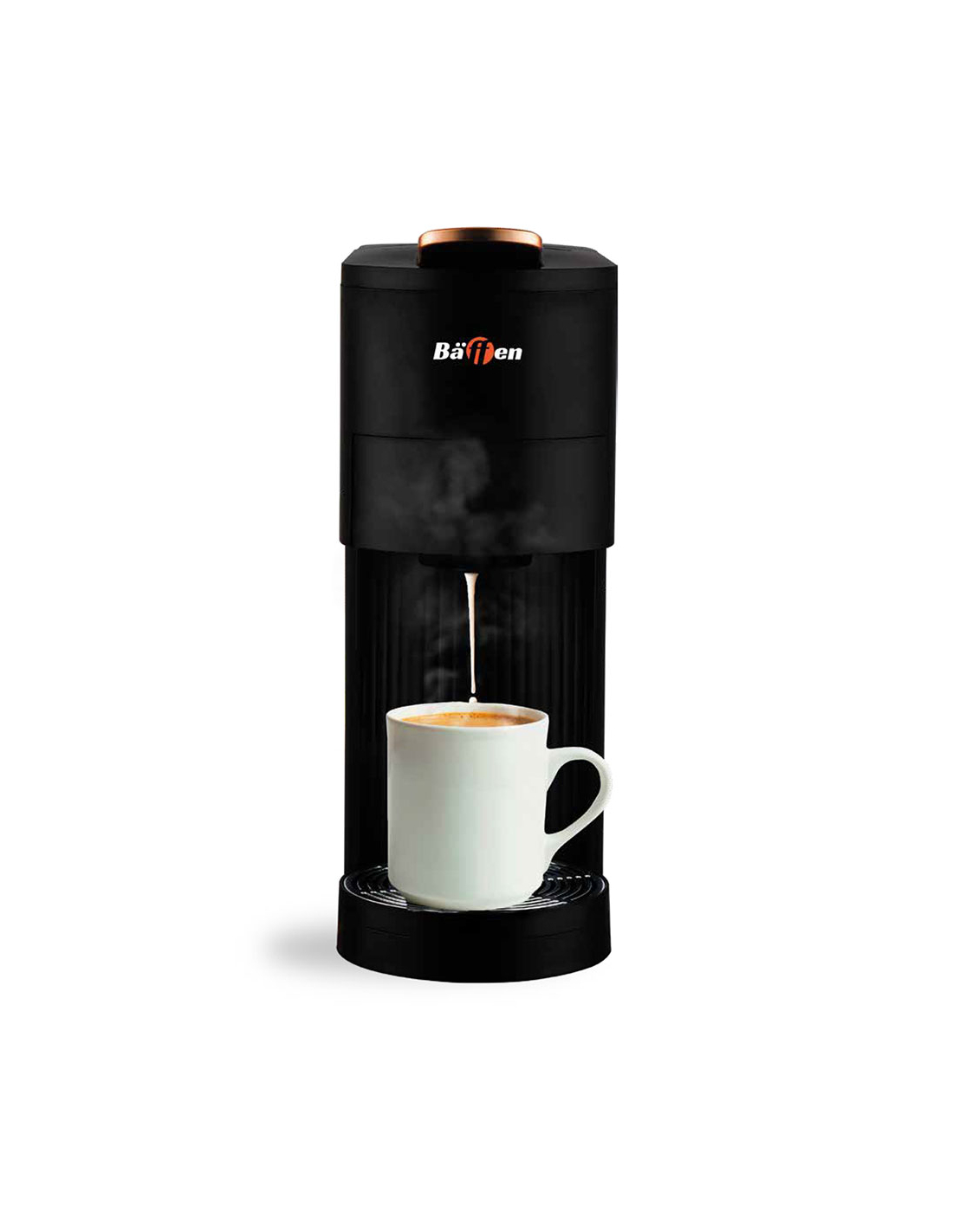 4-in-1 Multi-cap-kaffeemaschine, 1400 W, Schwarz