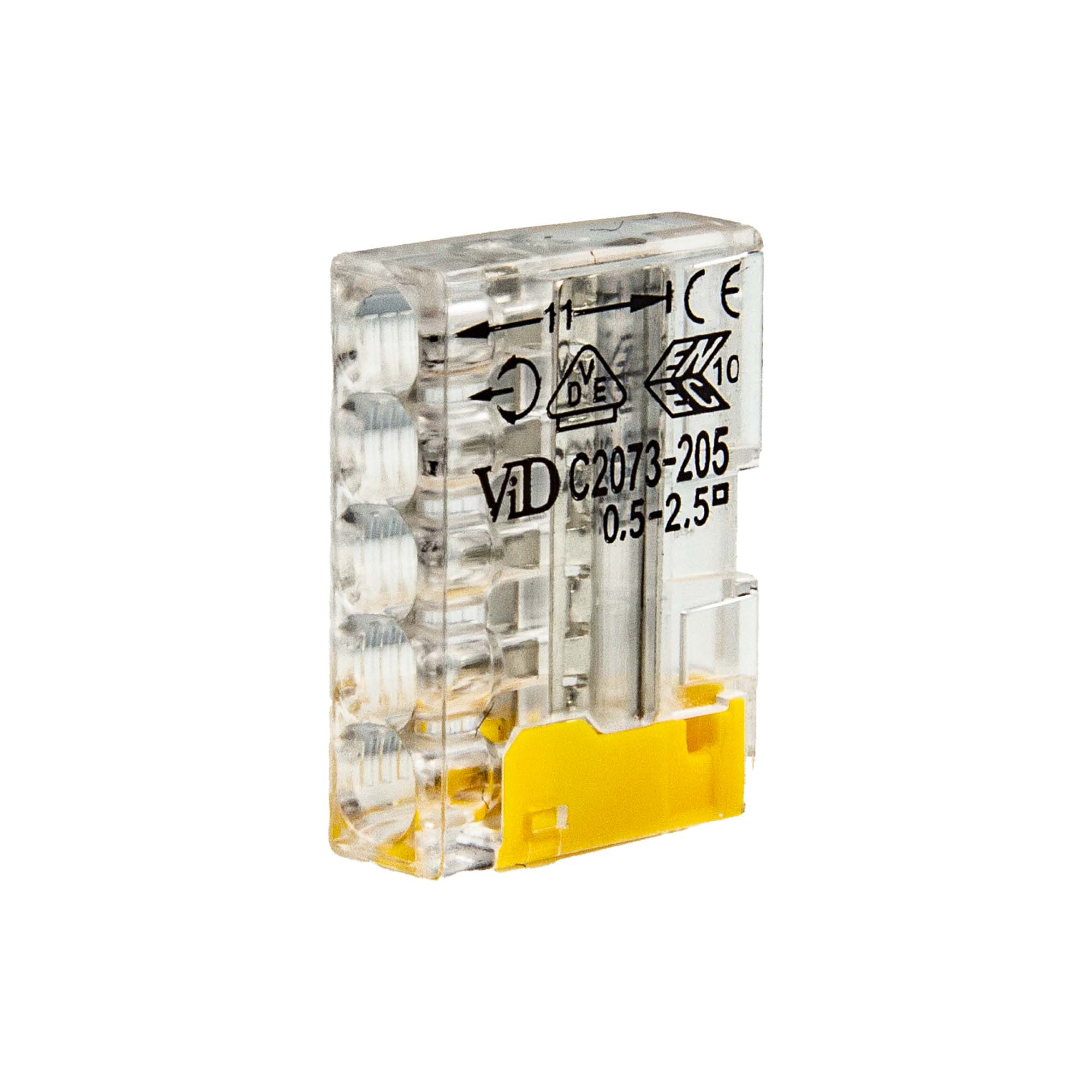Eltropa Steckklemme Typ Esk525gb - Leiter-klemme Für 5 Massivleiter 0,5 Bis 2,5 Mm²