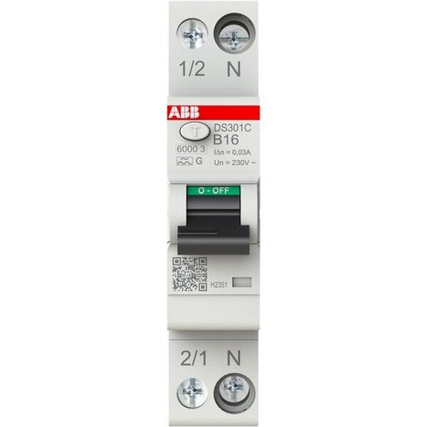 Abb Fi/ls-schalter (ds301c B16 G30)