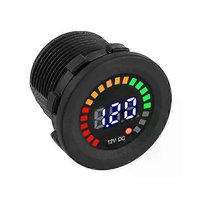 12v Universal-led-digitalvoltmeter Für Auto, Motorrad Und Boot – Jxlgv