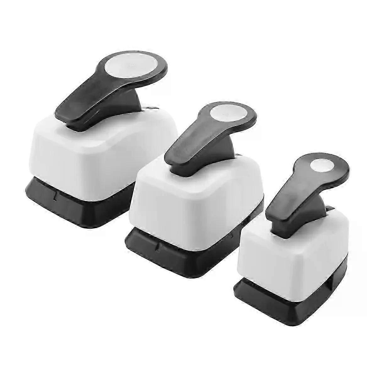 3-teiliges Bastelset Mit Lochern – Einzellocher, Verschiedene Formen, Geeignet Für Bastelarbeiten, 9/16/25 Mm Kreisstanzer-set – Jxlgv