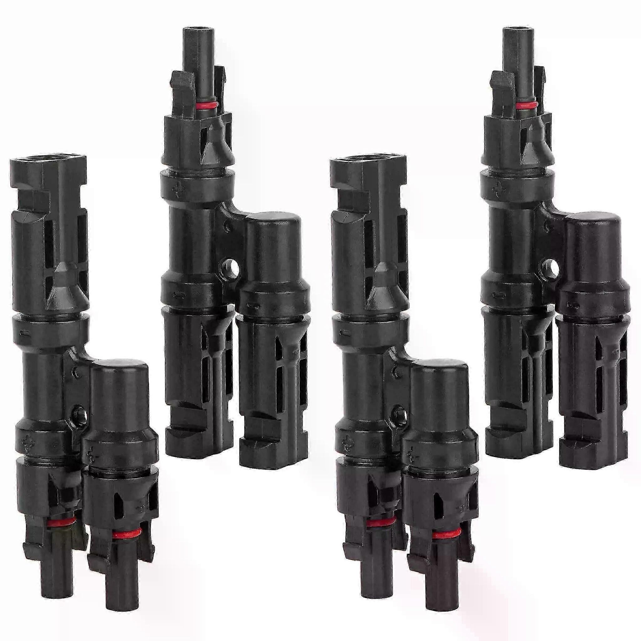 1/2 Paar Hochwertige Ip67 2-zu-1 T-verzweigungsstecker (männlich Und Weiblich) Für Solaranlagen, Passend Für Diy Mc25 4 Mc6 Solar-kits System-jxlgv