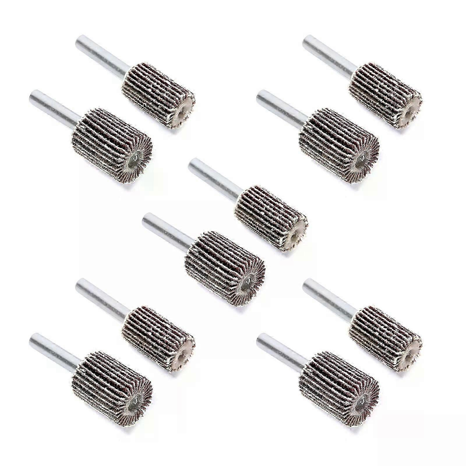 10 Stück 16 Mm Und 20 Mm Lamellenscheiben, Geeignet Zum Schleifen Von 1/4-zoll-schaft, Zum Entfernen Und Polieren Von Rost Und Lack Durch Bohrer, Körnung 80-jxlgv