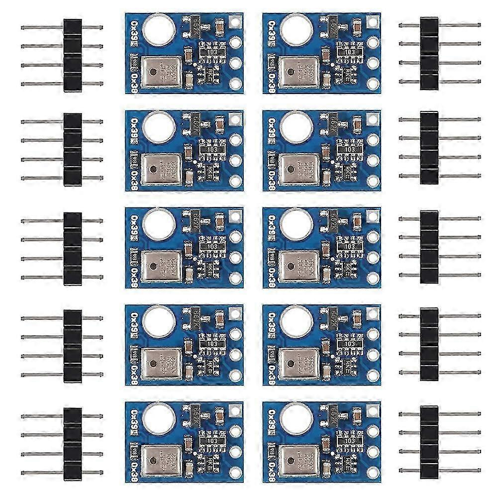 10 Stück Aht10 Hochpräzises Digitales Temperatur- Und Feuchtigkeitssensor-messmodul Mit I2c-kommunikation, Ersatz Für Sht20-jxlgv