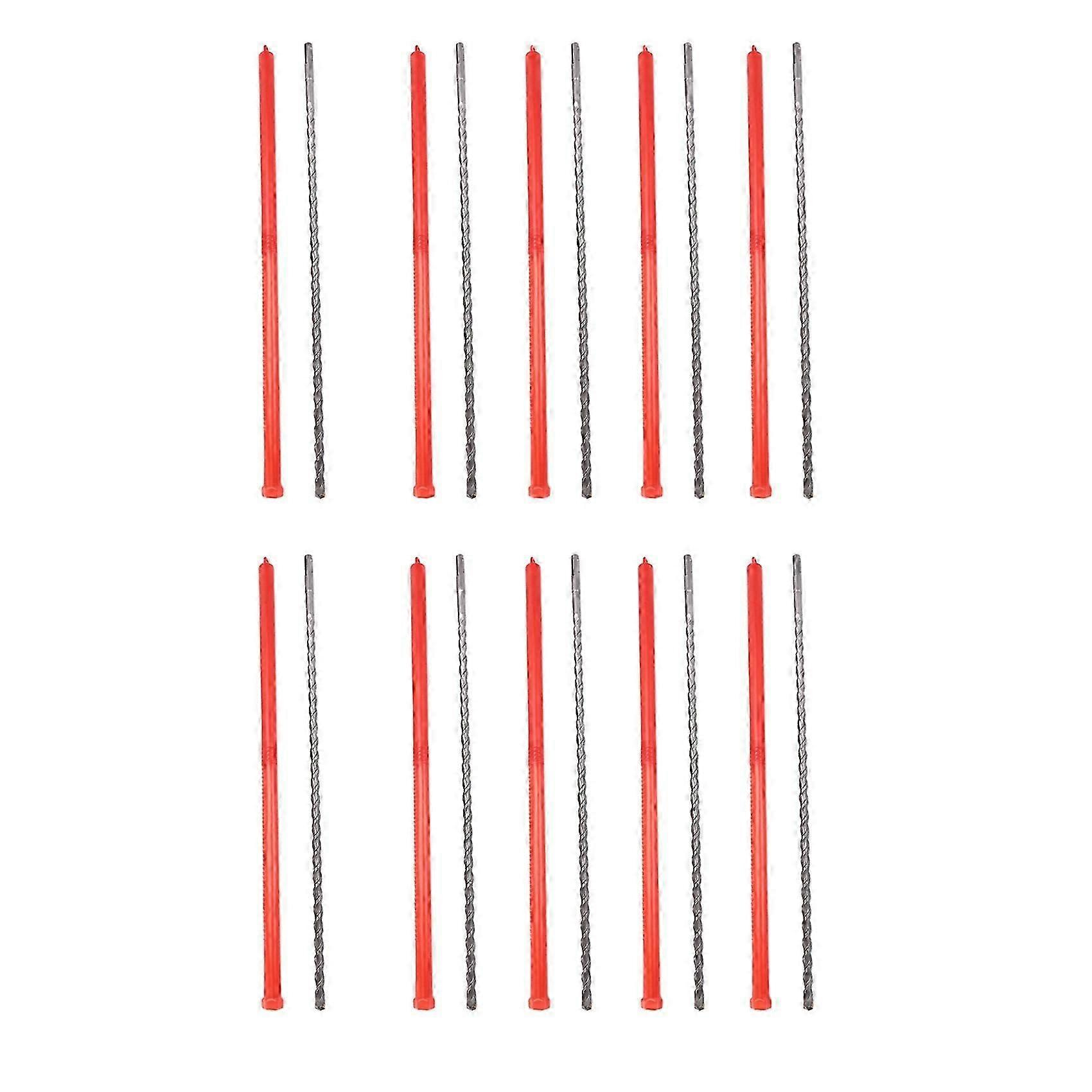 10 Stück 50 Cm 500 Mm Sds+ Plus 10 Mm Hammer-steinbohrer Sds Lang (20 X 3/8 Zoll) - Jxlgv