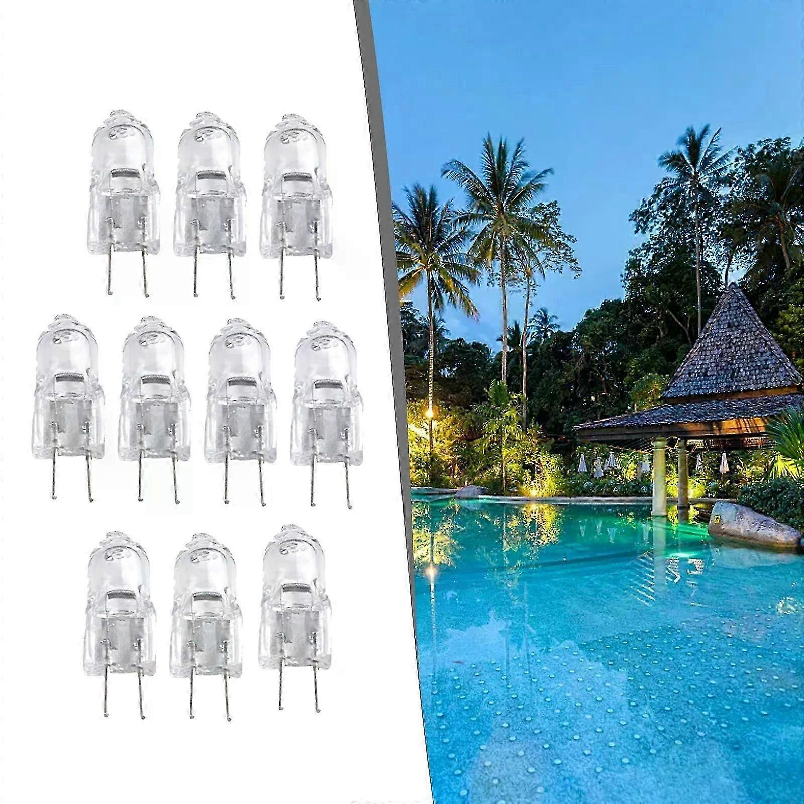 10 Stück G4 12v 5w/10w/20w/30w/50w Halogenlampe, 2-polig, 2900k, Geeignet Für Duftlampen, Deckenlampen Und Schreibtischlampen – Jxlgv
