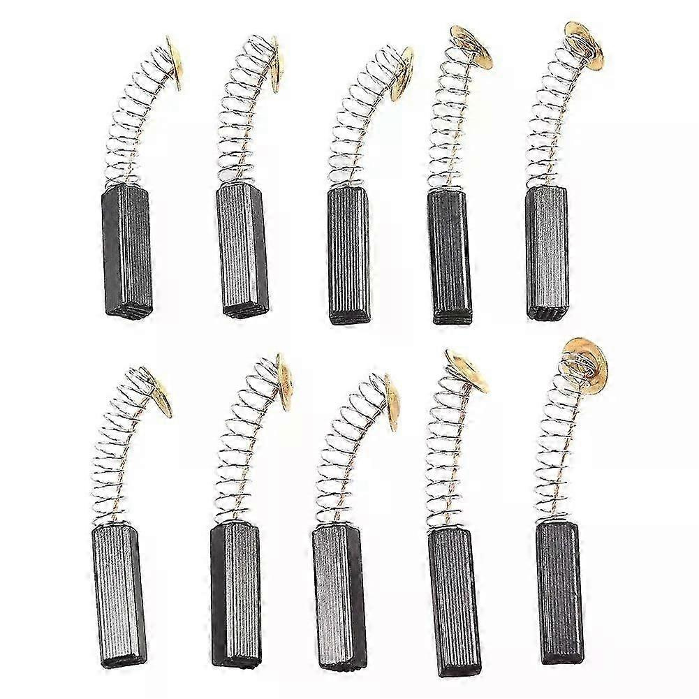 10 Stück Kohlebürsten Für Elektrowerkzeuge, Motorkohlebürsten, Gefiedert, 6 X 6 X 20 Mm, Motorbürsten Für Bohrmaschinen, 6 Mm X 6 Mm X 20 Mm, Neu-jxlgv