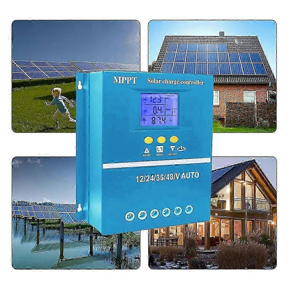100a Mppt-solarladeregler Für 12v, 24v, 36v Und 48v Batteriesysteme, Auto-pv-solarmodulregler – Jxlgv