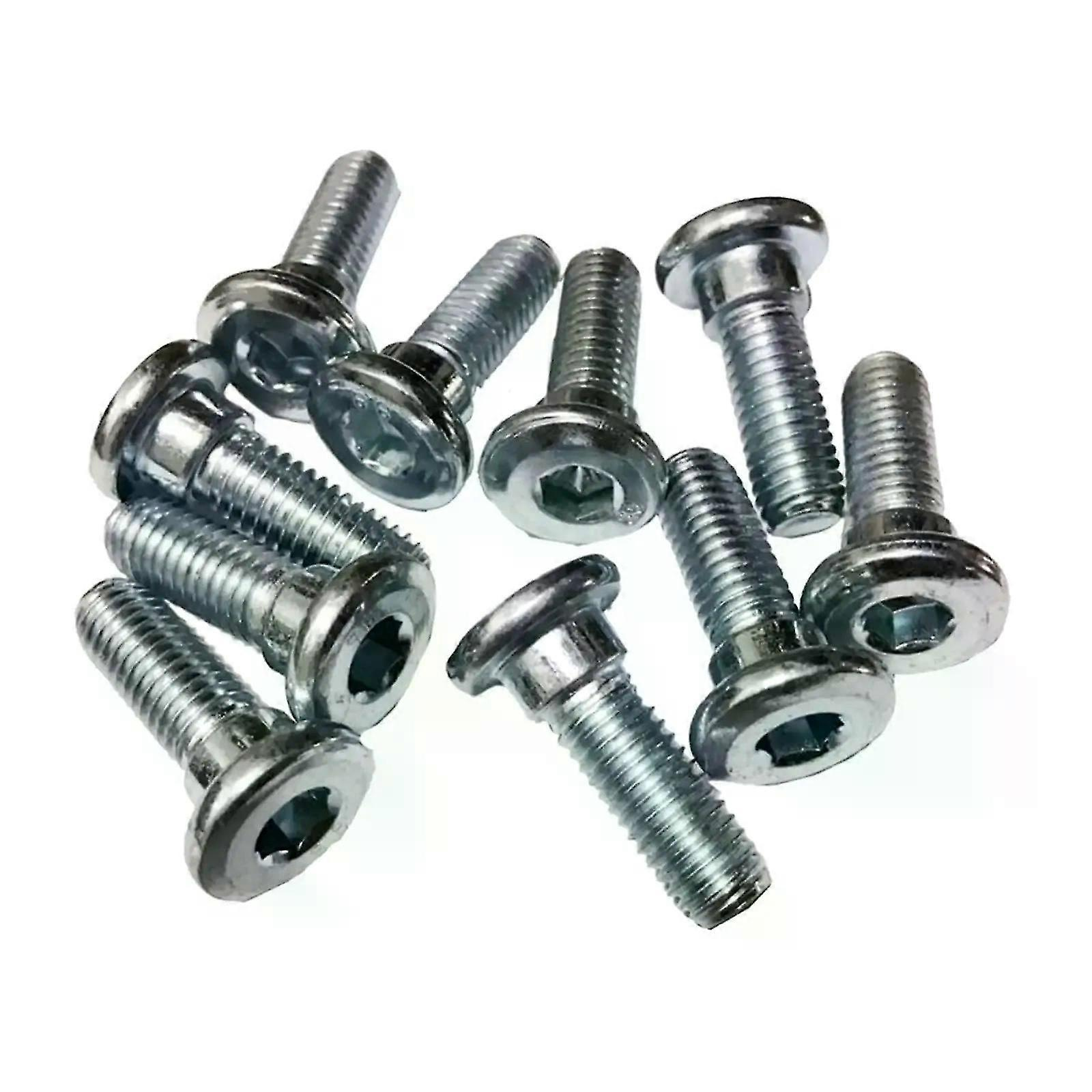 10x Bremsscheibenschrauben, Einfache Montage, Ersatz, Silber, M8 X 20 Mm-jxlgv