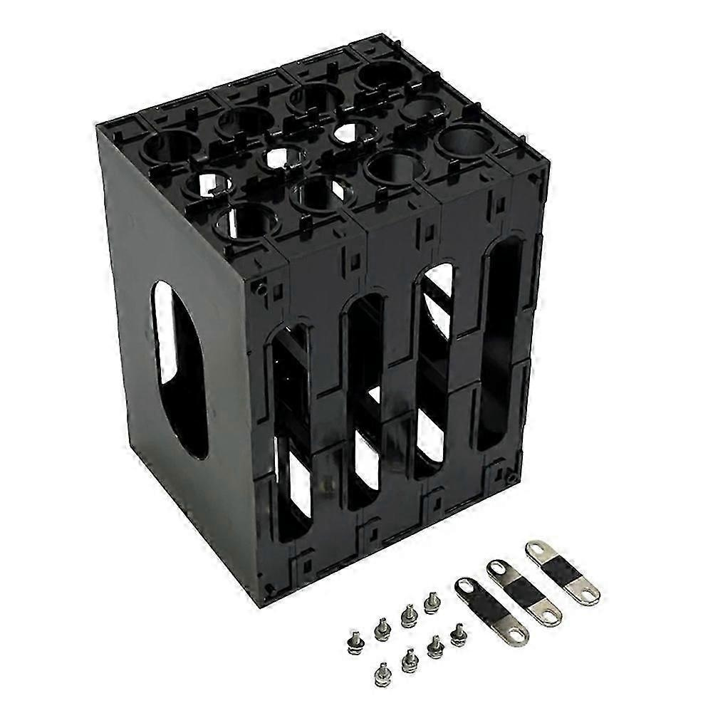 12v 4s Akku-rahmen Kompatibel Mit Catl Eve 90ah 105ah Lifepo4-akkuzellen, Abs-pc-kunststoffhalterung Mit Verschlüssen – Jxlgv