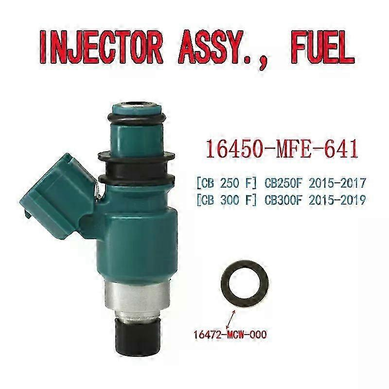 16450-mfe-641 Einspritzdüsen-baugruppe Passend Für Honda Cb 250 300 F Cb250f Cb300f Motorrad-ersatzteile-jxlgv