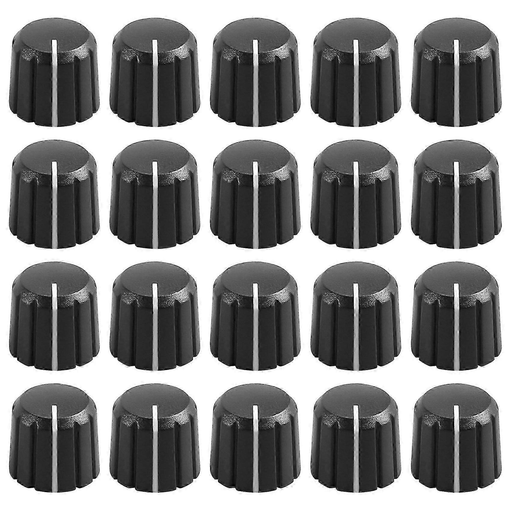 20 Stück 15 X 13,5 Mm Kunststoff-drehknöpfe Für Gitarren-lautstärkeregler Mit 6 Mm Durchmesser Und D-förmiger Achse. - Jxlgv