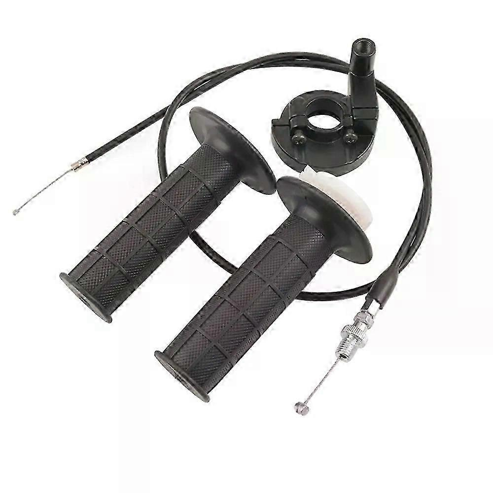 22-mm-drehgasgriffe Für 50-, 90-, 110- Und 125-cm³-pitbikes Und Dirtbikes, Inklusive Gaszugklemme Und Flammenausschaltschalter (jxlgv)