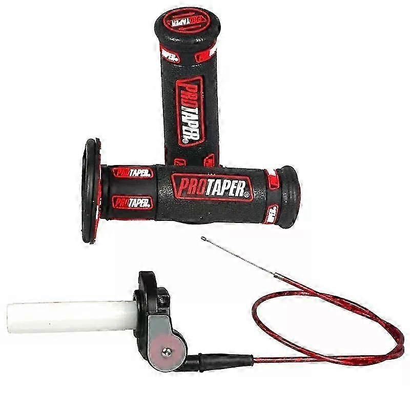 22-mm-motorrad-vierteldrehgaszug-lenkergriffe, Passend Für Chinesische Dirtbikes Wie Crf50, Klx, Ssr Und Motocross-motorräder (50–160 Cm³, Jxlgv)