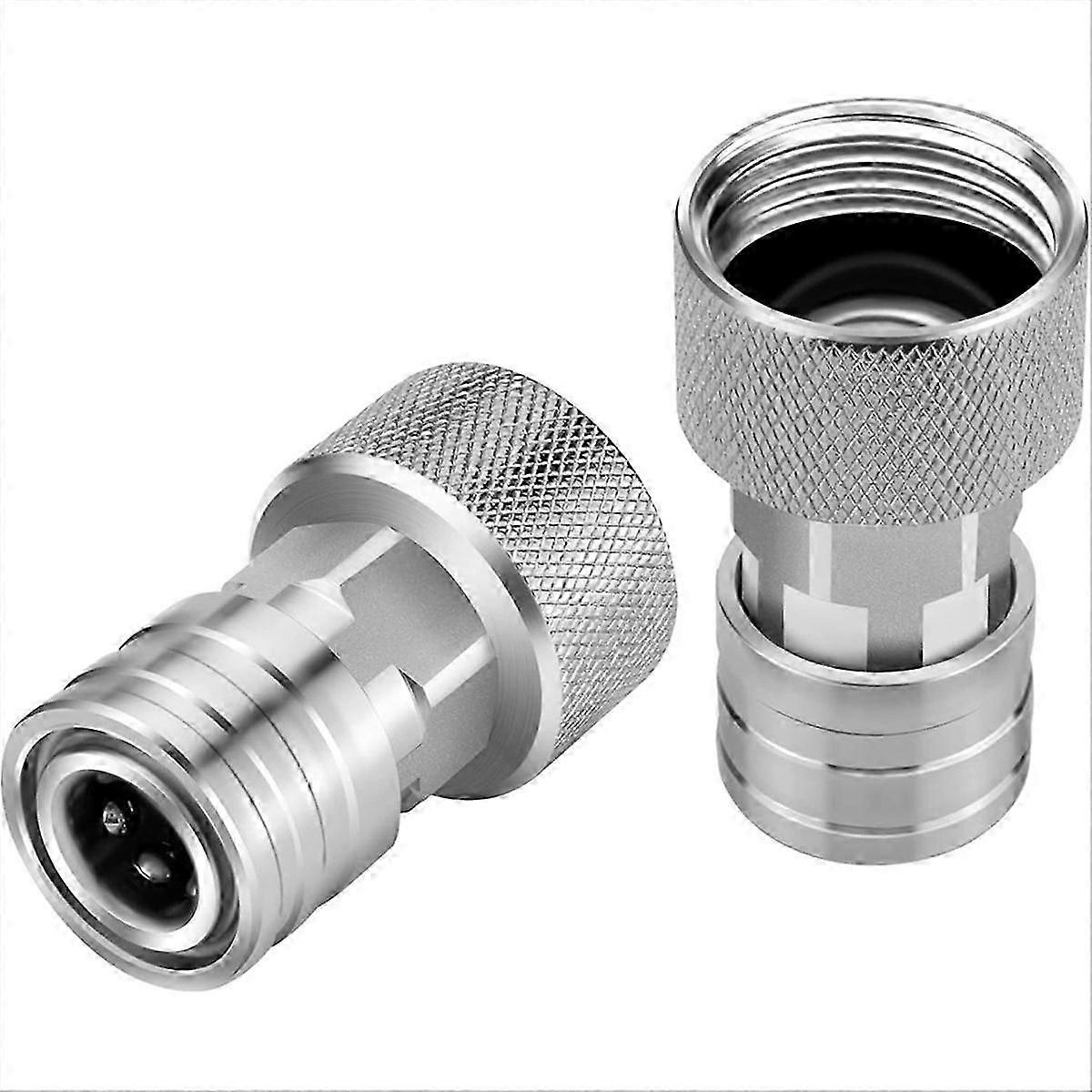2 Stück Gartenschlauch-adapter 3/4 Zoll Ght Auf 1/4 Zoll Schnellanschluss Für Autowasch-wasserschlauch - Jxlgv