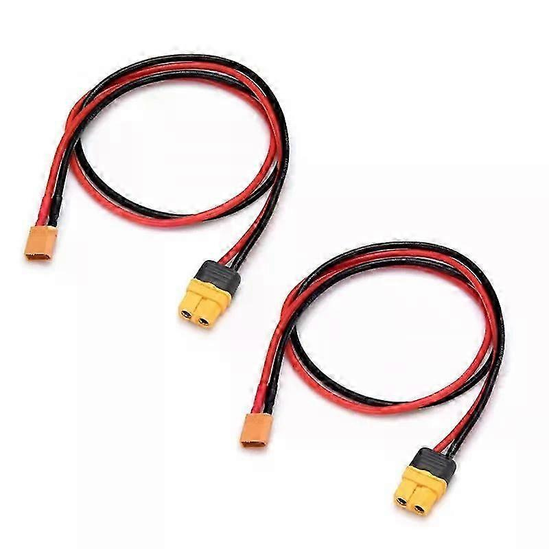 2 Stück Ladekabel Xt60h Buchse Auf Xt30 Stecker Adapterkabel 14 Awg 30 Cm Passend Für Rc Flugzeug Auto Boot Akku Ladegerät Motor Regler-jxlgv