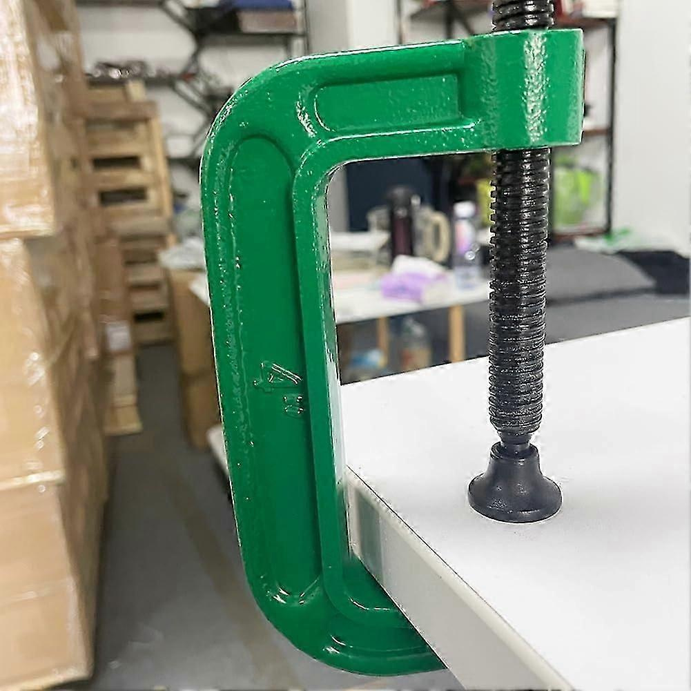 2er-set 4-zoll-c-klemmen, Robuste Stahl-c/g-klemmen, Industrietauglich, Geeignet Für Holzbearbeitung, Schweißen Und Bauwesen – Jxlgv