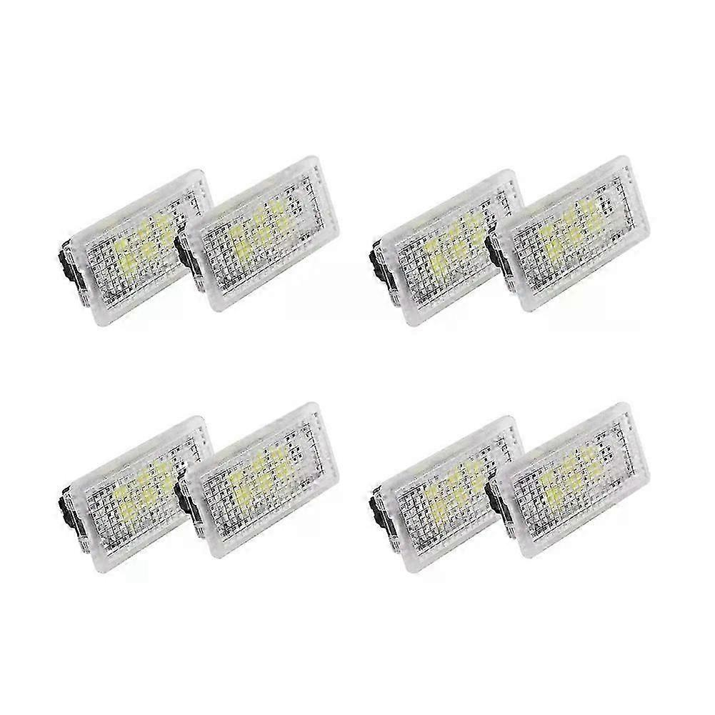 2er-set Ultrahelle Led-innenraumbeleuchtung, Tür- Und Fußraumbeleuchtung, 6 Leds, 6000 K, Passend Für Tesla Model 3 Ysx Zubehör-jxlgv
