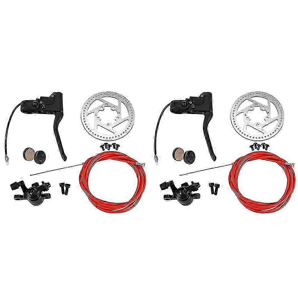 2x Bremshebel-scheibenbremskabel-set, Kompatibel Mit Xiaomi Mijia M365 Elektroroller, Ersatzteile (110 Mm M365) - Jxlgv