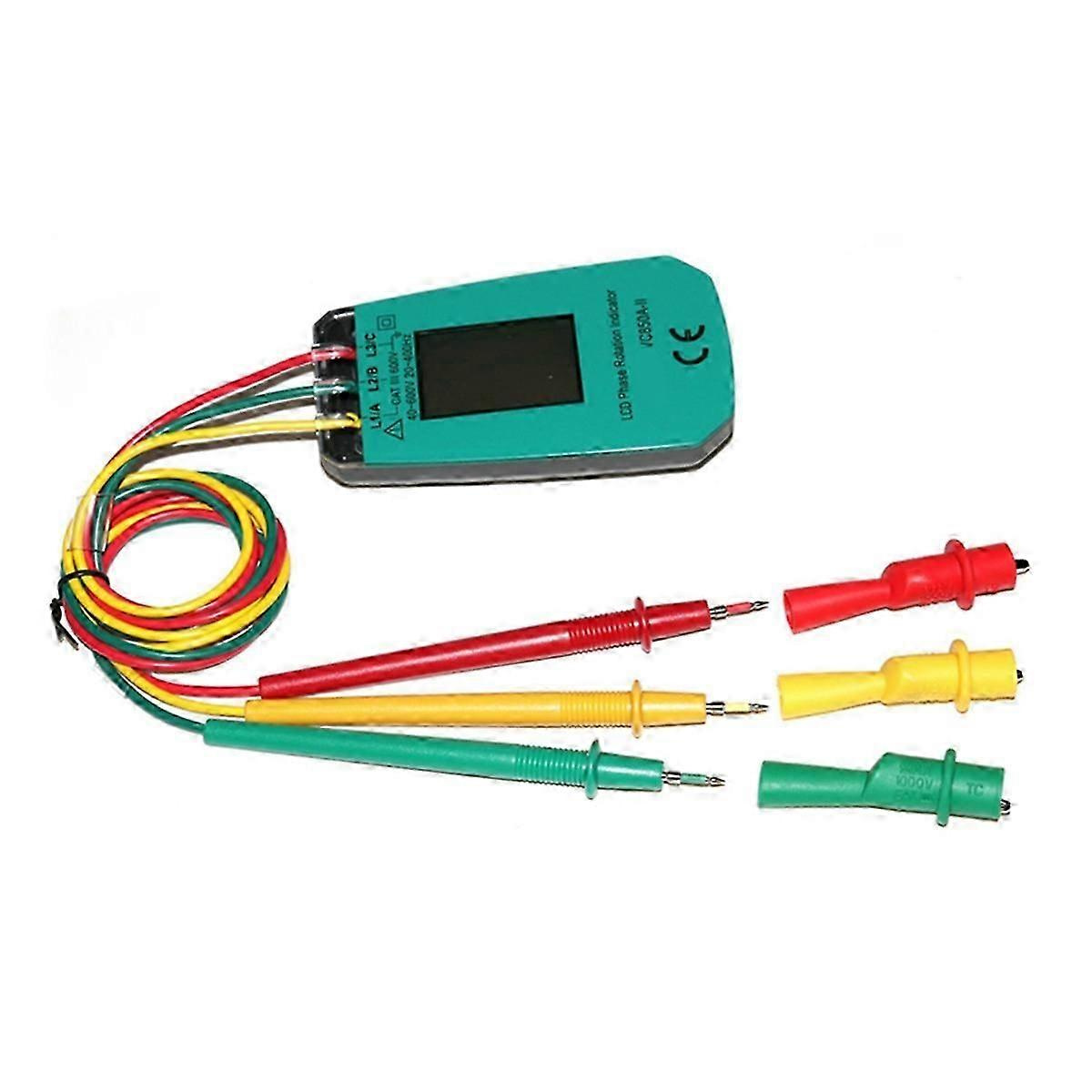 3-phasen-tester, Digitaler Phasenanzeiger Mit Led-phasensequenzanzeige – Jxlgv