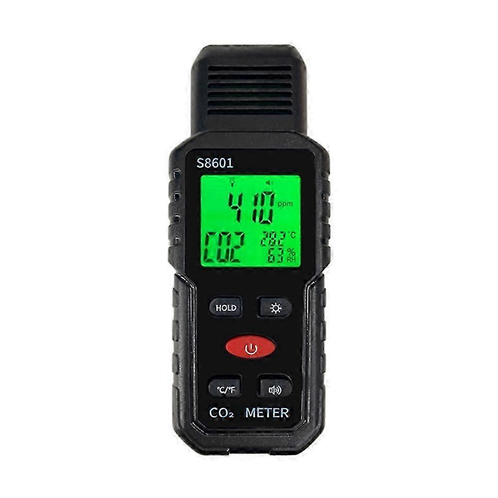 3-in-1 Co2-messgerät, Handluftqualitätsmonitor, 5000 Ppm Co2-messgerät, Kohlendioxidmessung / Det-jxlgv